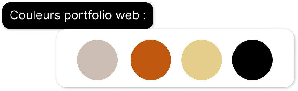 Couleurs portfolio