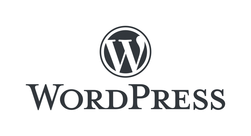 logo wordpress -> rond noir avec un w blanc